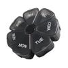 Weekly Large Pill Organizer 7 Day, Pill Box, Pill Case, Pill Container, Travel Pill Organizer, Pill Holder, Pill Box 7 Day, Pill Dispenser, Fish Oil, Pills, Supplements, Vitamins, Medicine Organizer (Black) view 1