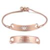 Jewelstruck Medical Alert Bracelets for Women Emergency Personalized Medical Bracelets for Women Free Engraving Custom ID Bracelets view 1