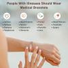 Jewelstruck Medical Alert Bracelets for Women Emergency Personalized Medical Bracelets for Women Free Engraving Custom ID Bracelets view 3