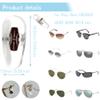 Eyeglass Nose Pads Anti-Slip Upgraded Soft Nose Pad Eyeglass Repair Kit Micro Screwdriver, Tweezers Aviator RB30xx (RB Aviator) view 3
