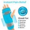 Arctic Flex Wrist Ice Pack Wrap - Hot & Cold Therapy Brace for Hand - Soft Gel for Pain Relief, Rheumatoid Arhtritis, Surgery, Swelling & Sprains - Adjustable Straps for Heating or Cooling Compression view 4