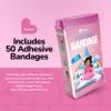 BioSwiss Bandages, Princess Shaped Self Adhesive Bandage Set, Latex Free, Sterile Wound Care, 50 Count view 2