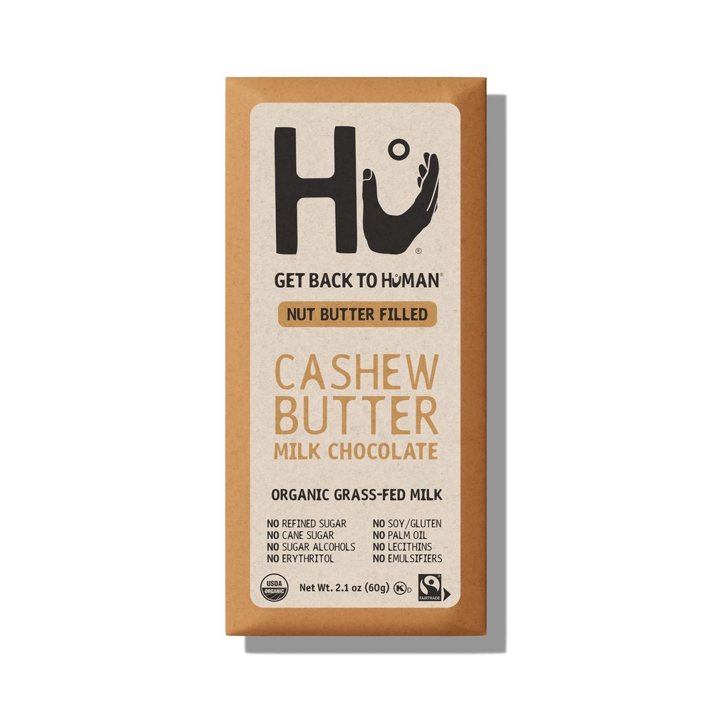 HU KITCHEN Organic Cashew Butter Milk Chocolate Bar, 2.1 OZ