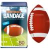 BioSwiss Bandages, Football Shaped Self Adhesive Bandage Set, Latex Free, Sterile Wound Care, 50 Count view 1
