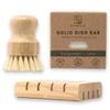Zero Waste MVMT Dish Washing Bundle Kit | Eco-Friendly Solid Dish Soap, Cedar Soap Tray, Bamboo Pot Brush | Organic, Vegan, Non-Toxic Dish Soap | 3pc. Set view 1