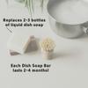 Zero Waste MVMT Dish Washing Bundle Kit | Eco-Friendly Solid Dish Soap, Cedar Soap Tray, Bamboo Pot Brush | Organic, Vegan, Non-Toxic Dish Soap | 3pc. Set view 3