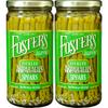 Foster's Hot Pickled Asparagus Spears in a Jar, Spicy Jalapeo, 16oz, 2 Pack, Traditional Pickled Vegetables Recipe over 40 years, Low Calorie Snack, Gluten Free, Fat and Preservative Free Pickles view 1