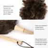 iHUFeather Ostrich Feather Duster 16 inch Feather Duster Fluffy Natural Genuine Ostrich Feathers with Wooden Handle and Eco-Friendly Reusable Handheld Ostrich Feather Duster for Cleaning Supplies view 3