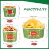 Yungyan 200 Pieces 8oz Football Snack Bowls Paper Game Day Football Bowls Party Supplies Football Serving Dishes for Party Ice Cream Bowls view 3
