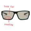 Transition Photochromic Bifocal Reading Glasses for Mens and Womens Square Wrap Around Sports Sunglasses Readers 0~+4.00 (blue, 2.0, multiplier_x) view 2