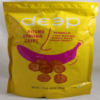 Round Banana ChipsMasala 28Oz