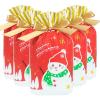 HRX Package 50pcs Christmas Goodie Bags, 5.8x9x2.4 inch Drawstring Candy Treat Bags for Food Cookies Gift Giving view 1