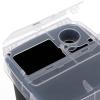FOMIYES Blade Storage Box with Locking Snap-Top Lid Compact Razor Disposable Case for Safe Sharps Recycling in Barbershops and Salons 6.29X3.93X3.93 Inches view 3