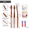 100 Pack Disposable Toothbrushes with Toothpaste, Individually Wrapped Disposable Toothbrushes Bulk Toothbrushes, Disposable Travel Toothbrush Kit for Homeless, Hotel Guest, 2 Colors view 2