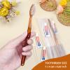100 Pack Disposable Toothbrushes with Toothpaste, Individually Wrapped Disposable Toothbrushes Bulk Toothbrushes, Disposable Travel Toothbrush Kit for Homeless, Hotel Guest, 2 Colors view 3