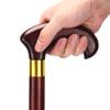 AMOCHO Wooden Walking Canes with Rubber TipNatural Wood Walking StickSolid Wood Cane for SeniorsBalancing Lightweight CaneComfortable T Handles (Size : 90cm/35in) view 3