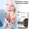 24 Karat Namo Organics - Afghani Black Raisins Seedless ( Kali Kishmish / kismis without seeds ) - 1 Kg Pouch - Black Resin grapes Dry Fruis view 4