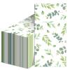 50 PCS Disposable Greenery Guest Napkins Eucalyptus Paper Napkins Soft Absorbent Guest Paper Towels for Bathroom Kitchen Parties Dinners or Events view 1