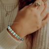 Amazing Gemstone Multi Fluorite Bracelet for Women Men's Gifts - Protection Healing Crystal Bracelet - 8mm Gemstones Beaded Adjustable Bracelet Pulseras Para Hombres Mujer Stocking Stuffers view 4