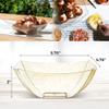 Posh Setting - Gold Glitter Plastic Serving Bowls for Party (16oz - 4 Pack) Square, Disposable, Candy Containers for Candy Buffet view 4