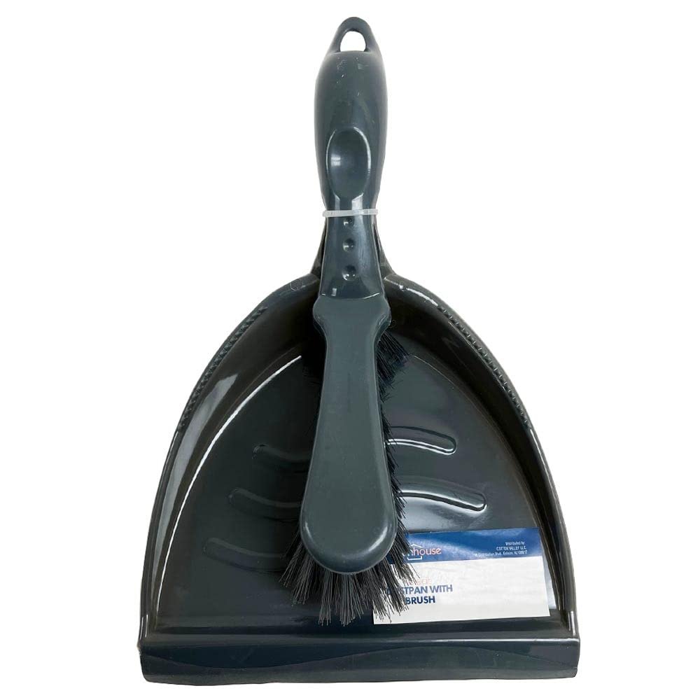 1 Plastic Dust Pan Cleaning Brush Handheld Hand Broom Small Home Crumbs Kitchen Set Clear Dustpan Brush Hand Broom Duster Cleaner Wiper Sweeper Cleaning Dust Combo