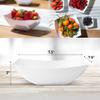 Posh Setting - White Plastic Serving Bowls for Party (32oz - 4 Pack) Square Bowls, Disposable Chip Bowls, Candy Bowls for Party Table, Salad & Fruit Bowls for Party, Candy Containers for Candy Buffet view 4