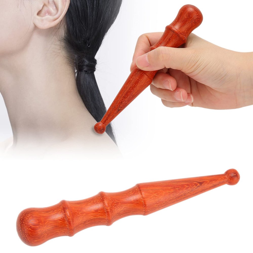 Brrnoo Foot Hand Massage Wooden Stick Tools, Traditional Reflexology Hand Foot Body Massager, Wood Health Traditional Tool Tool Acupressure Tool