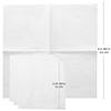White Beverage Napkins, 2-Ply Disposable Paper Napkins-Bar, Cocktail, Weddings, Birthday, EU Made, (300 Count) view 4