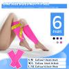 6 Pairs Calf Compression Sleeve for Men Footless Leg Support Sleeve Calf Support Socks 20-30mmhg for Leg Support Women Athletes Pain Relief Running Shin Splint Nursing Travel (X-Large) view 2