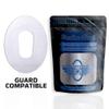 10 Pack Hypoallergenic 10+ Day No Fray : Adhesive Tapes for G6 Flexible Guards Transmitter Shields & Adhesive Overlay Cover Patches (White) view 3