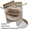 50PCS Burlap Gift Bags with Drawstring Linen Jewelry Pouches Wedding Hessian Jute Bags for Birthday Party Wedding Favors Gift Art and DIY Craft 9 Sizes (7x9 Inch) view 4