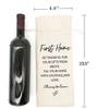 Socive Wine Bag Gifts for New Mom,Wine Bag Celebrating Marriage Milestones - FIRST BABY view 2