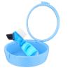 Beavorty 1set Portable Case with Brush Compact Holder for Storing and Cleaning Dentures Retainers Mouth Lightweight Easy to Carry view 1