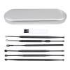 Healifty 1set Ear Wax Removal Tools Portable Cleaning Scoops for Safe and Ear Care Sturdy Stainless Steel Design Compact and Convenient for Daily Use view 1