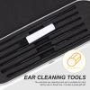 Healifty 1set Ear Wax Removal Tools Portable Cleaning Scoops for Safe and Ear Care Sturdy Stainless Steel Design Compact and Convenient for Daily Use view 2