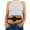 Insulin Pump Holder Waist Belt - Compatible with t:Slim/t:Slim X2 - Adjustable Diabetic Pump Case - Diabetic Insulin Pump Belts Armband for Adults & Kids - Diabetic Pouch Belt for Sports (M Waist) view 1