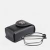 WEBUP Foldable Sunglass Photochromic Reading Glasses Progressive Multifocal Fold Up Sun Readers Box +1.5 +2.0 +2.5 +3.0 +3.5 (Color : Red, Size : Diopter+3.0) view 4