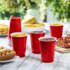 GUSTO [Case of 1,000] 18 oz. Disposable Plastic Red Cups, Party Drinking Cups for Events and Everyday Use view 4