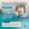 Kids Focus Gummies - Nootropics Brain Support Supplement for Kids with Green Tea Extract, B6 & B12 Vitamins for Memory and Brain Focus - Herbal Concentration Chews for Children - 90 Count view 4