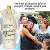 Master's Degree Gift Wine Bag, Graduation Wine Gift Bags, Funny Graduation Gift, Party Supplies, Class of 2025, Party Favors, Drawstring Wine Bag - Pairs Well With a Master's Degree view 4