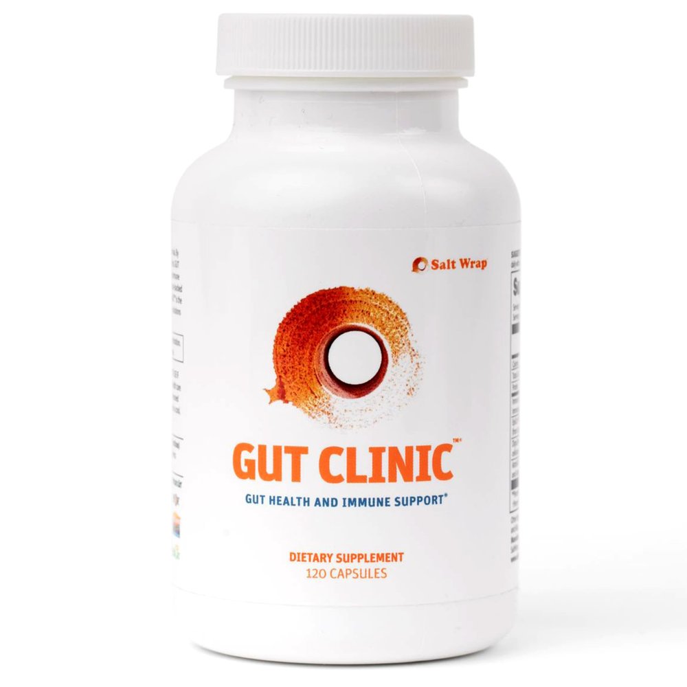 SaltWrap Gut Clinic Postbiotics - Gut Health, Complete Gut Repair, Barrier & Immune Support - Helps Bloating, Gas & Indigestion - 90 Capsules