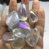 100g Natural Rainbow Angel Aura Quartz Crystals Tumbled Stones,White,20-30mm view 1