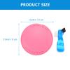 Beavorty 1set Portable Storage Box with Cleaning Brush and Mirror Compact Lightweight False Tooth Container for Travel and Daily Use Box Brush view 2