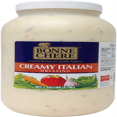Creamy Italian Dressing - 1 Gallon - The Same Italian Dressing Pizza Hut Used to Have | Bulk Dressing | Taste Like the Classic Pizza Hut | Perfect for Salads, Dips