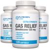 Puregen Labs Extra Strength Gas Relief Softgels with Simethicone 125 mg | Fast Relieve of Pressure, Bloating and Painful Discomfort  3 Pack | Total 360 Softgels view 1