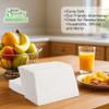 EcoQuality Low Fold Dispenser Napkins, 1-Ply, 3 1/2 x 5 in., White 1600/pk, Dispenser Napkin Refill, Everyday Napkins, Perfect for Restaurants, Diners, Bodegas & Home view 4