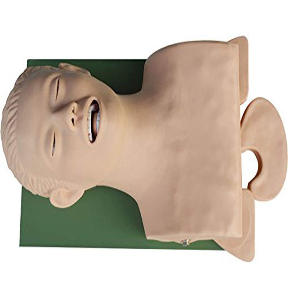 JINTAOMA Electronic Silicone Airway Management Trainer, Intubation Manikin Teaching Model for Professional Nurse Emergency Education Demonstration