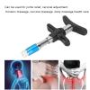 ANGGREK Chiropractic Tool,Manual One Head Spinal Massager 10 Levels Portable Chiropractic Adjusting Tool for Muscle Relaxation(Blue) view 3
