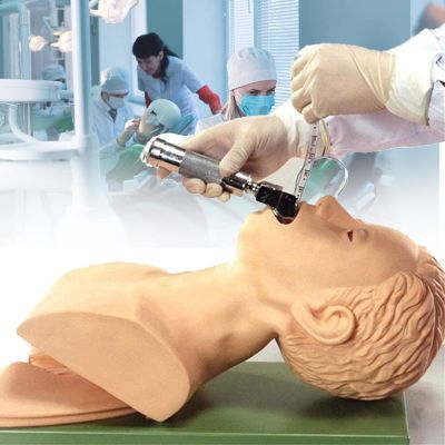 JINTAOMA Airway Management Trainer Tracheal Intubation,PVC Adult Intubation Manikin Teaching Model, Science Lab Education, 110V,220V