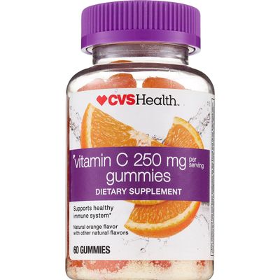 CVS Health Vitamin C Orange Flavored Gummies 250 mg, 60CT